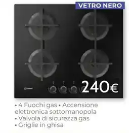 Mondo Convenienza Vetro nero offerta