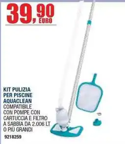 Bricofer Kit pulizia per piscine Aquaclean offerta