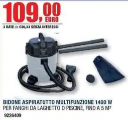 Bricofer Bidone aspiratutto multifunzione offerta
