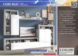 Mondo Convenienza Soggiorno Amburgo offerta
