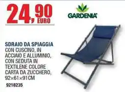 Bricofer Sdraio da spiaggia Gardenia offerta