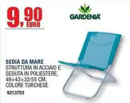 Bricofer Sedia da mare Gardenia offerta
