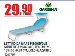 Bricofer Lettino da mare pieghevole Gardenia offerta