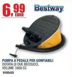 Bricofer Pompa a pedale per gonfiabili Bestway offerta