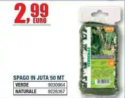Bricofer Spago in juta offerta