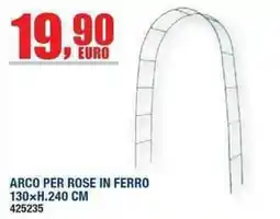 Bricofer Arco per rose in ferro offerta