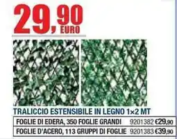 Bricofer Traliccio estensibile in legno offerta