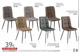 Mondo Convenienza Sedia Monaco offerta