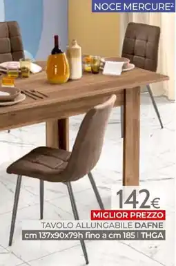 Mondo Convenienza Tavolo allungabile Dafne offerta