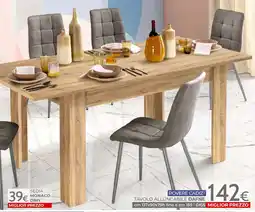 Mondo Convenienza Tavolo allungabile Dafne offerta