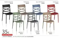 Mondo Convenienza Sedia Folk offerta