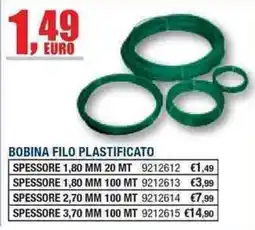 Bricofer Bobina filo plastificato offerta