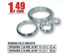 Bricofer Bobina filo zincato offerta