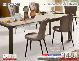 Mondo Convenienza Tavolo allungabile Wood offerta