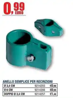 Bricofer Anello semplice per recinzioni offerta