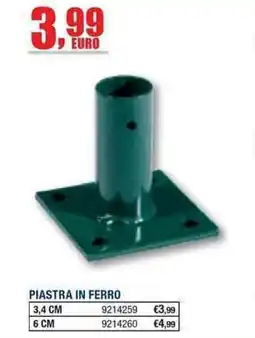 Bricofer Piastra in ferro offerta
