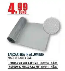 Bricofer Zanzariera in alluminio offerta