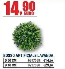 Bricofer Bosso artificiale lavanda offerta