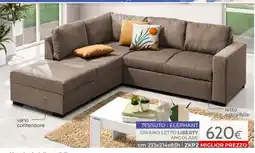 Mondo Convenienza Divano letto liberty angolare offerta