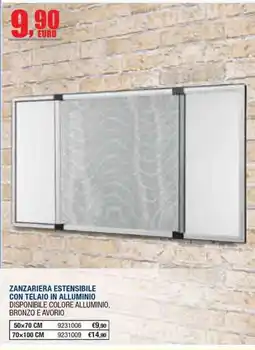 Bricofer Zanzariera estensibile con telaio in alluminio offerta