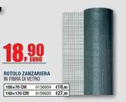 Bricofer Rotolo zanzariera in fibra di vetro offerta