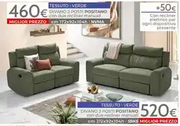 Mondo Convenienza Divano 2 posti Positano offerta