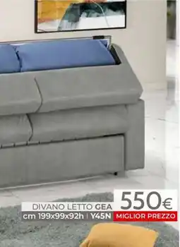 Mondo Convenienza Divano letto GEA offerta