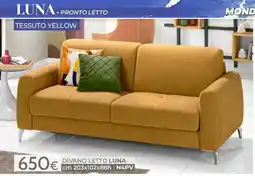 Mondo Convenienza Divano letto Luna offerta