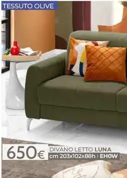 Mondo Convenienza Divano letto Luna offerta