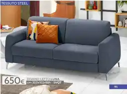 Mondo Convenienza Divano letto Luna offerta