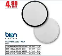 Bricofer Plafoniera led tonda bion lighting offerta