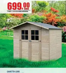 Bricofer Casetta Lode offerta