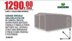 Bricofer Garage Grecale Gardenia offerta