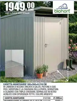 Bricofer Casetta Avantgarde biohort offerta