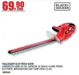 Bricofer Tagliasiepi elettrico Black+Decker offerta