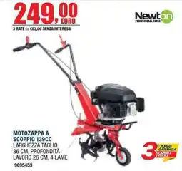 Bricofer Motozappa a scoppio Newton 139cc offerta