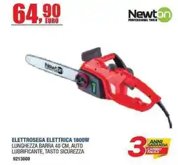 Bricofer Elettrosegas elettrica Newton offerta