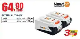 Bricofer Batteria litio 40V Newton offerta