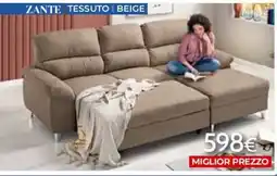 Mondo Convenienza Zante Tessuto Beige offerta