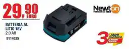 Bricofer Batteria al litio 18V Newton offerta