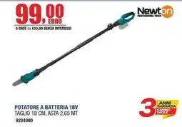 Bricofer Potatore a batteria 18V Newton offerta