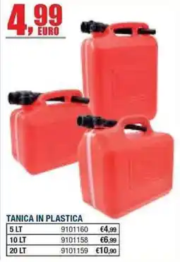 Bricofer Tanica in plastica offerta
