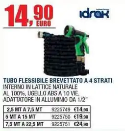 Bricofer Tubo flessibile brevettato idraK offerta