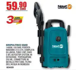 Bricofer Idropulitrice Squid Newton offerta
