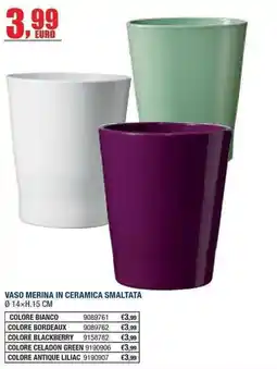 Bricofer Vaso Merina in ceramica smaltata offerta