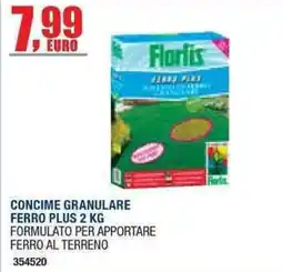 Bricofer Floris Concime Granulare Ferro Plus offerta