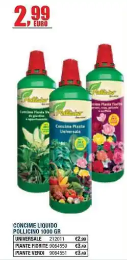 Bricofer Concime liquido Pollicino offerta