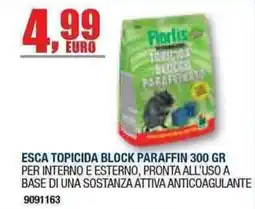 Bricofer Floris Esca Topicide Block Paraffin offerta