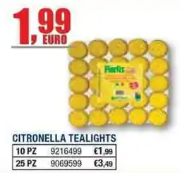 Bricofer Citronella Tealights offerta