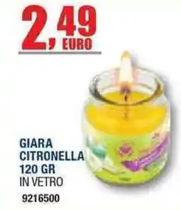 Bricofer Giara citronella offerta